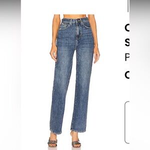Pistola cassie super high rise straight leg jeans size 27.
